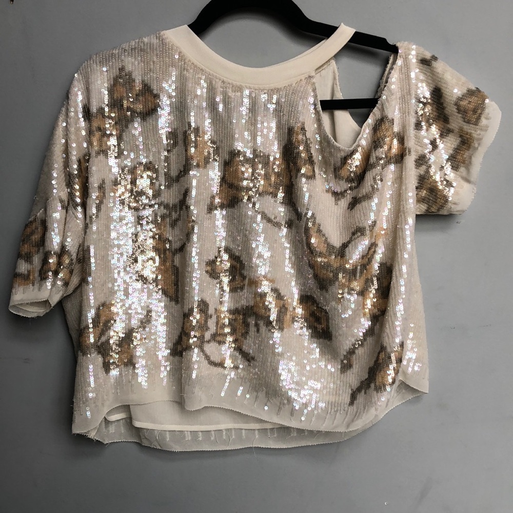 Sparkly free people shirt